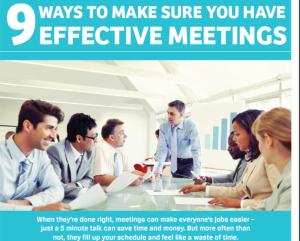 9 Ways to make meetings more effective